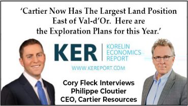 ‘Cartier Resources Now Has The Largest Land Position East Of Val-d’Or. Here Are The Exploration Plans For This Year’ – Phil Cloutier on The Korelin Economics Report