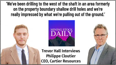‘We’re really impressed by what we’re pulling out of the ground.’ Philippe Cloutier tells Mining Stock Daily at PDAC