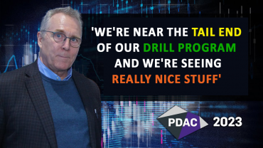 ‘We’re near the tail end of our drill program and we’re seeing really nice stuff’ Philippe Cloutier tells Stockpulse at PDAC