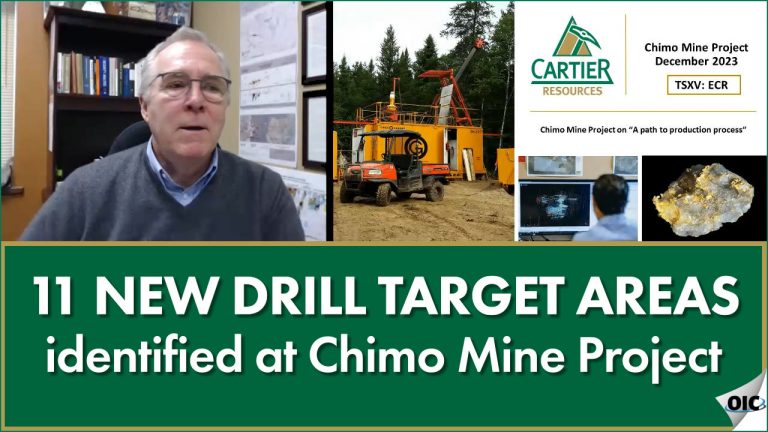 11 New Drill Target Areas Identified at Chimo Mine Project – Philippe Cloutier presents to the Online Investment Conference